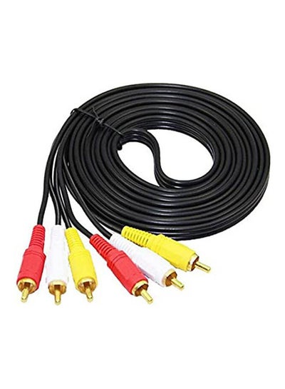 Buy Rca Audio Video 3X3 Cable Wire 9C4181.5 Black in Egypt
