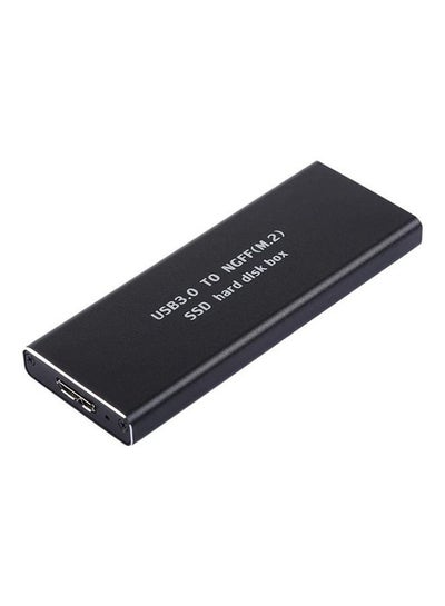 Buy Usb 3.0 To Ngff (M.2) Ssd External Hard Disk Case Box Adapter Black in Egypt