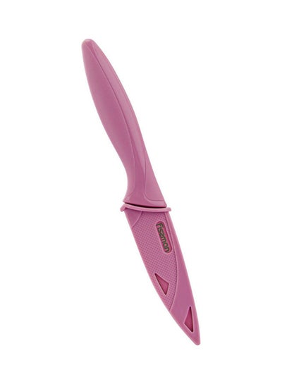 Buy Stainless Paring Knife Series with Sheath Pink 10cm in UAE