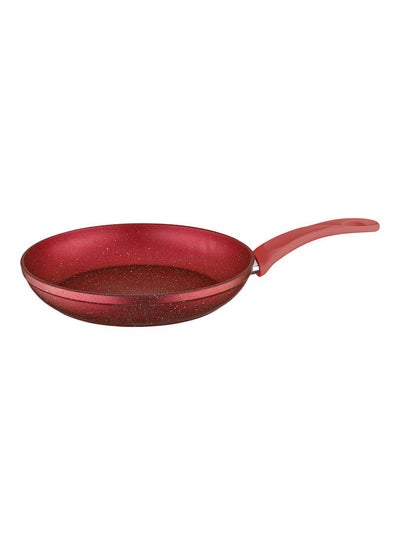 Buy Aluminium Frypan with Durable Granite Coating Red 20cm in UAE