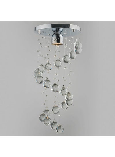 Buy Modern Chandelier Crystal Silver 45X25cm in Egypt