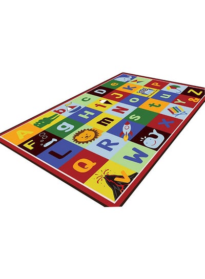 Buy Kindergarten Cartoon Digital Baby Crawling Bedroom Alphabet Carpet Multicolour 200x300cm in UAE