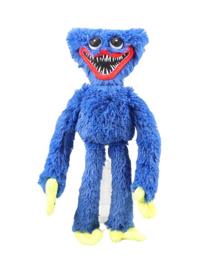 Buy Huggy Wuggy Game Cartoon Character Plush Toy, Blue 40X18X6cm in Saudi Arabia