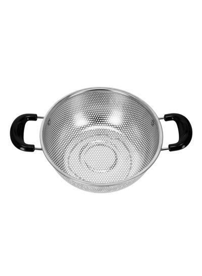 Buy Strainer Basket Silver/Black 25cm in UAE