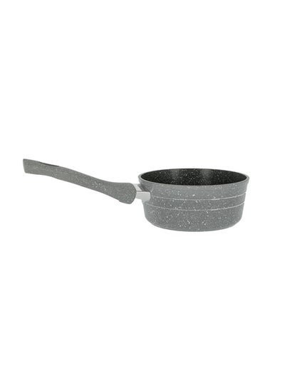 Buy Marble Coated Saucepan Grey 16centimeter in Saudi Arabia