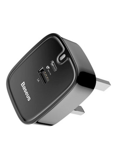 Buy Dual Ports Mobile Charger Black in Saudi Arabia