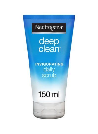 Buy Neutrogena Face Scrub, Deep Clean, Invigorating, Normal To Combination Skin, 150ml in UAE