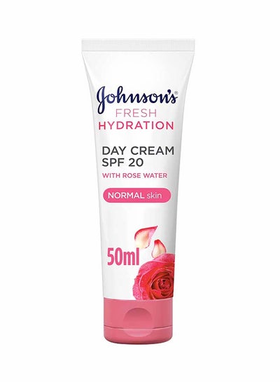 Buy JOHNSON’S, Day Cream, Fresh Hydration, SPF20, Normal Skin, 50ml in Saudi Arabia