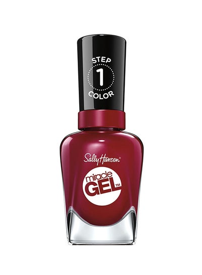 Buy Miracle Gel A Retro-Style Deep Red Nail Polish Dig Fig in UAE