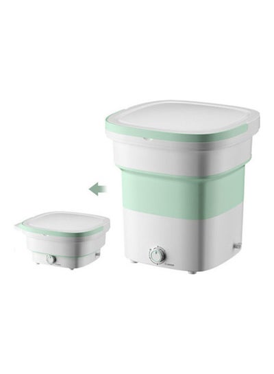 Buy Portable Ultrasonic Two-way Rotation High-Frequency Easy Carry Clothes Washing Machine 1.8 kg KPB18-8 Green/White in UAE