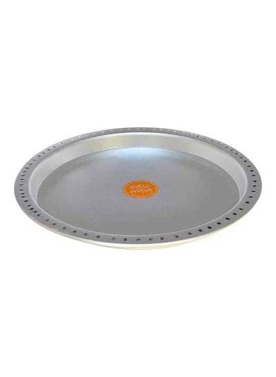Buy Aluminium Kunafa Cooking And Serving Plate Silver 50.5x5x50.5cm in UAE