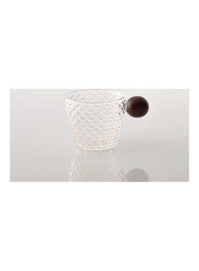 Buy Coffee Mug Clear 7x7x6cm in Saudi Arabia