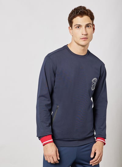 Buy Active Wear Sweatshirt Navy in UAE