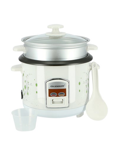 Buy 3-In-1 Electric Rice Cooker 1.0 L 400.0 W OMRC2250 White/Silver in UAE