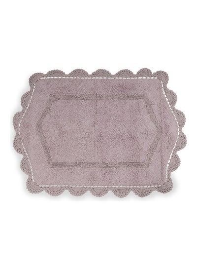 Buy Hena Bath Mat Purple 60x90cm in UAE