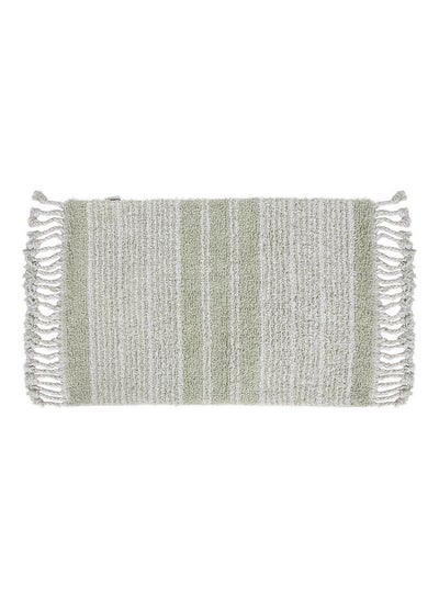 Buy Relax Bath Mat Green/Grey 50x70cm in UAE