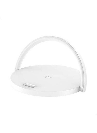 Buy Wireless Charging Desktop Ambient Lamp White in Egypt