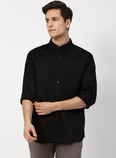 Button Down Collar Shirt Grease Black price in UAE | Noon UAE | kanbkam