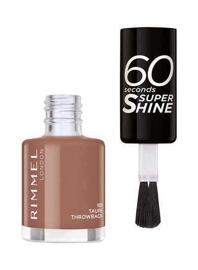 اشتري 60 Seconds Super Shine Nail Polish – 101 –Taupe Throwback في الامارات