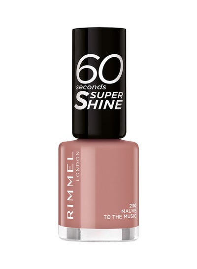 Buy 60 Seconds Super Shine Nail Polish 230 Mauve To The Music in Saudi Arabia