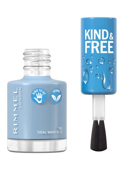 Buy Kind & Free Clean Nail Polish – 152 –Tidal Wave Blue in UAE