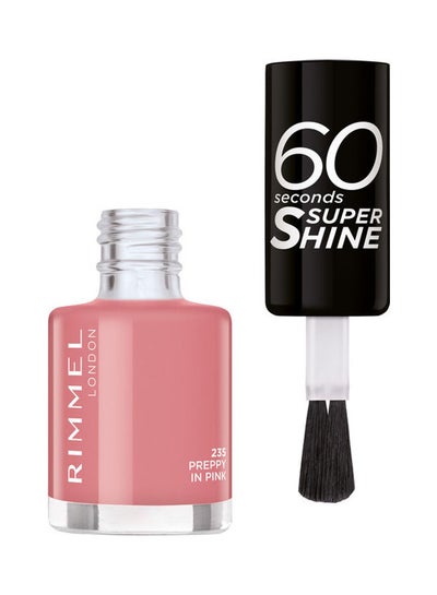 اشتري 60 Seconds Super Shine Nail Polish – 235 –Preppy In Pink في السعودية