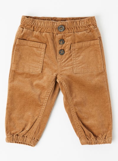 Buy Baby Corduroy Pants Toasted Coconut in UAE