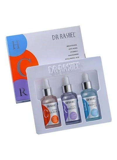 Buy 3-Piece Complete Facial Serum Set 3 x 30ml in Saudi Arabia