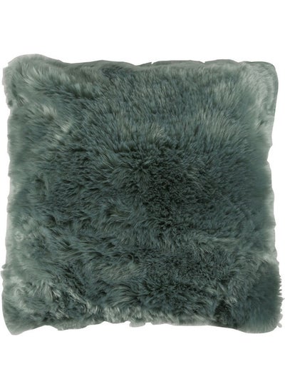 Buy Sheepskin Cushion Dark Grey 60x60cm in UAE