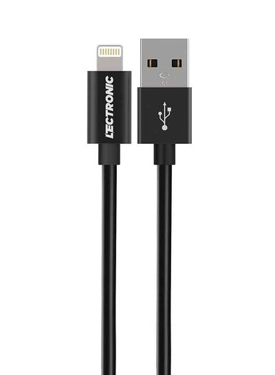 Buy USB-A To Lightning Cable Black in Saudi Arabia