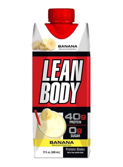 Buy Lean Body Ready To Drink Protein Shake Banana in UAE