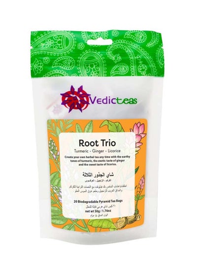 اشتري 20 Piece Root Trio Biodegradable Tea Bags في الامارات