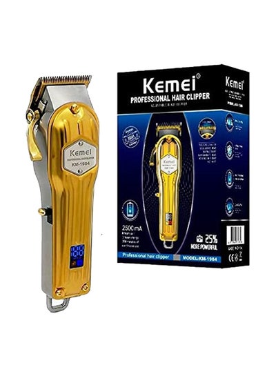 Buy Hair Clipper Liquid Crystal KM-1984-gold in UAE