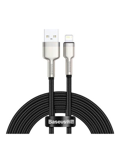 Buy Cafule Series Metal Data Cable Usb To Ip 2.4A 2M Black in Egypt