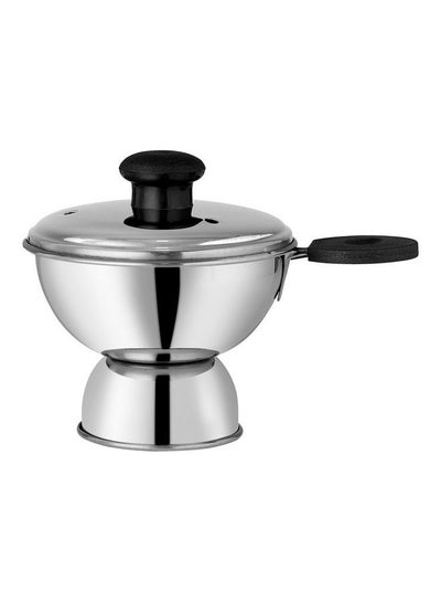 Buy Chiratta Puttu Maker Silver 13cm in Saudi Arabia