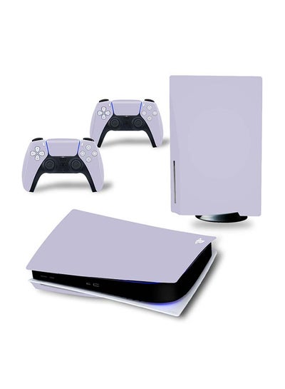 Buy Console And Controller Decal Sticker Set For PlayStation 5 Disc Version in UAE