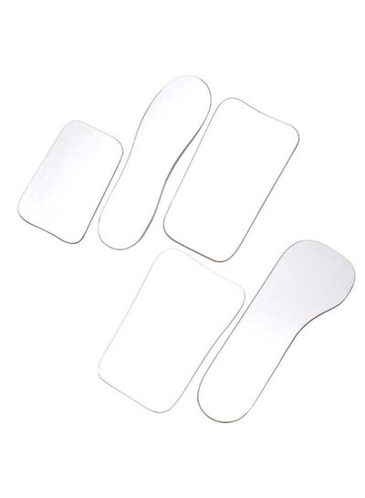 Buy 5-Piece Photography Glass Double-Sided Mirror Dental Tool Set Clear 24centimeter in Saudi Arabia