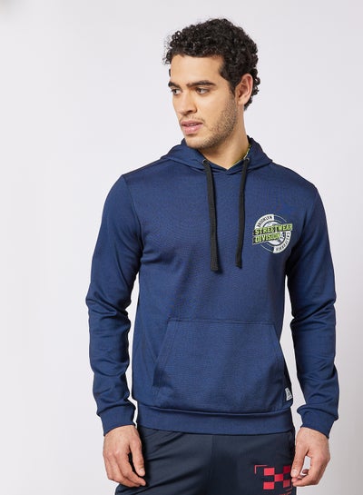 Buy Active Wear SweatShirt Blue Space Dyed in UAE