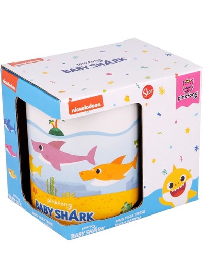 اشتري Baby Shark Ceramic  Mug In Gift Box Multicolour 330ml في الامارات