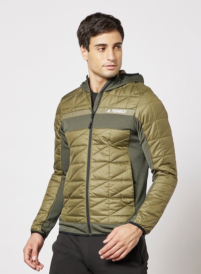 Buy Terrex Multi Primegreen Hybrid Insulated Jacket Olive in UAE