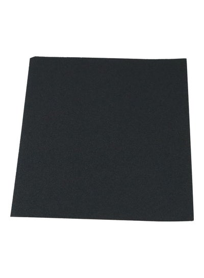 اشتري 5-Piece Waterproof Grade 320 Carbide Paper Black في الامارات