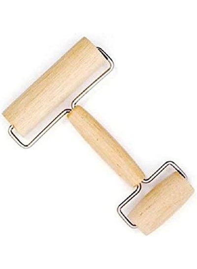 اشتري Wood Pastry  Pizza Roller Beige في مصر