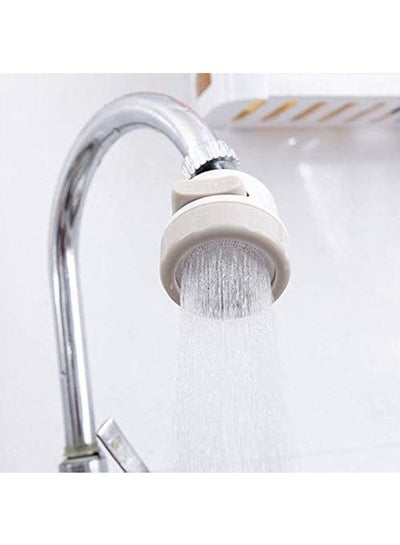 Buy Moveable Kitchen Tap Head Adjustable Perfect Water Spray Kitchen Water Saver Tap White in Egypt
