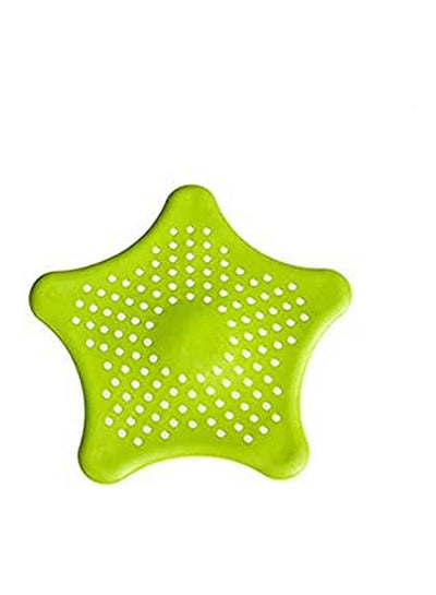 Buy Kitchen Tub Drain Protector Star Shape Soft Silicone Household Sink Strainer Hair Catcher Shower Drain Cover Green in Egypt