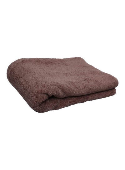 اشتري Cotton Solid Face Towel Brown 140cm في مصر