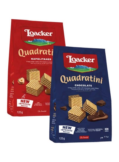 Buy Quadratini Wafers 125grams Pack of 2 in UAE