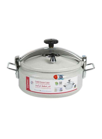 Buy Granite Pressure Cooker Silver 10Liters in Saudi Arabia