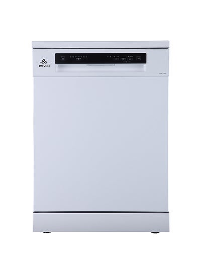 Buy Dishwasher 7 programs 14 place 3 baskets 2 Years Warranty 14 Pcs 2100 W EVDW-143MW White in UAE
