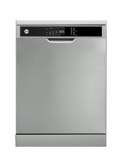 Buy Freestanding Dishwasher, 5 Programs, 12 Place Settings, Push Button, Delay Start, Half Load Cleaning, Made In Turkey HDW-V512-S silver in UAE