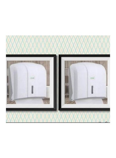 اشتري Plastic Towel Dispenser  2 Pcs White في مصر